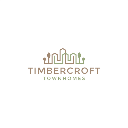 "New Logo for Timbercroft Townhomes" winning Brand starter pack