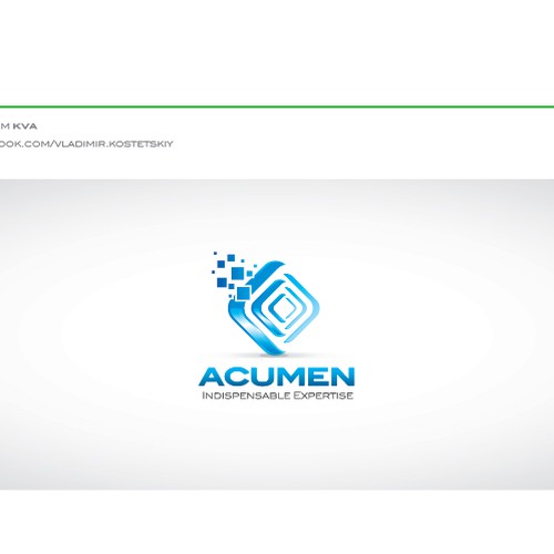 Acumen. AGP, or no-name needs a new logo and business card Design by KVA