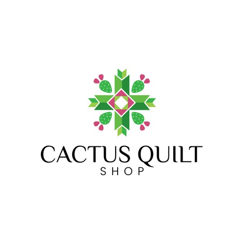 Design a logo for a modern quilt shop! Design by Creative P