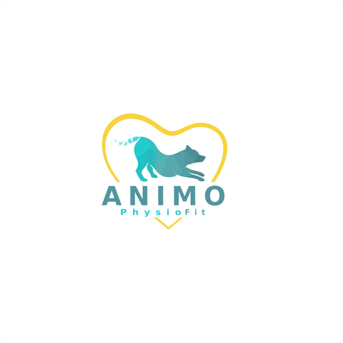 Create a trendy logo for a physiotherapy practice for dogs (and small animals) Design by sukadarma