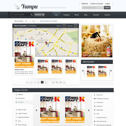 Create the next website design for yumpu.com Webdesign  Design by MASER