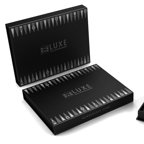 Design a box for all LUXE members cards. This card is recieved and used by all Luxe members. Design by buds78