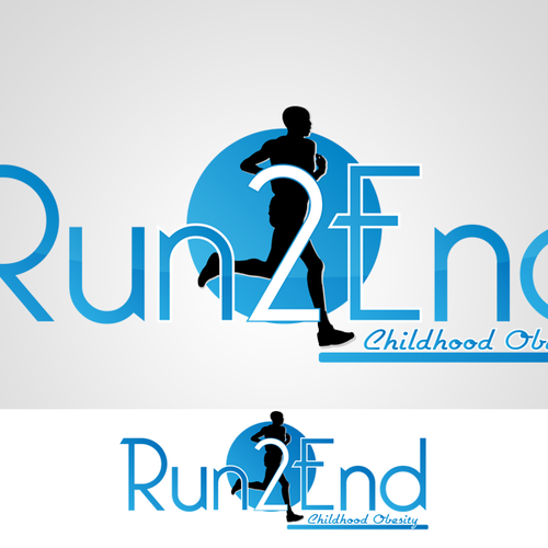 Run 2 End : Childhood Obesity needs a new logo Diseño de Mr Avinash