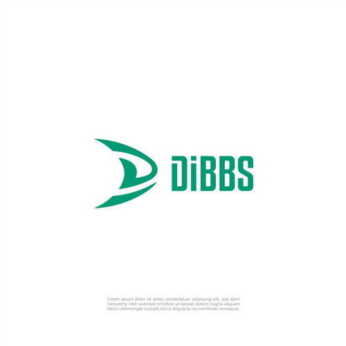 Dibbs - logo for fractional sports card trading market Design by blue09