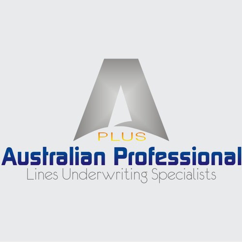 logo for APlus (Australian Professional Lines Underwriting SpecialistsP Design by BreGoL