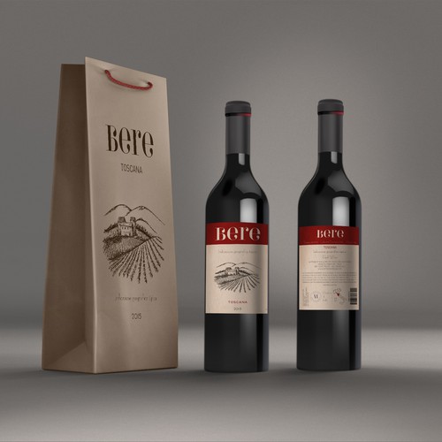 Design di Design the new wine label for Bere Toscana! di Wargha