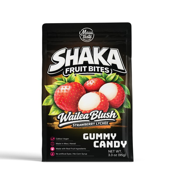 Packaging for Hawaii-Made Gummy Brand – Shaka Fruit Bites