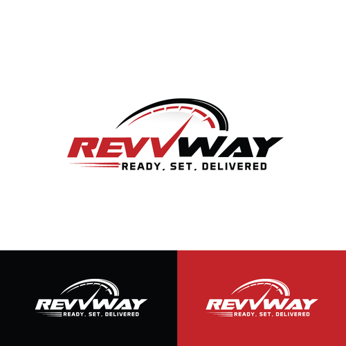 Design a sleek auto parts delivery logo for RevvWay Logo design contest