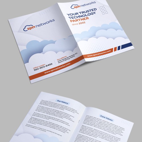 Technology Provider - Company Booklet Brochure Design by Dzhafir