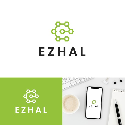 Mobile application logo for "Ezhal" Design by MD Helal Akbar