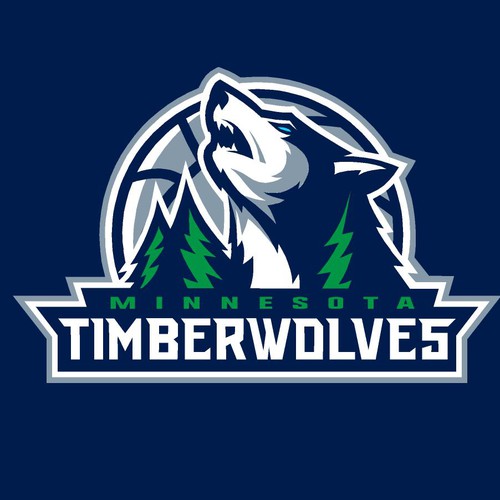 Community Contest: Design a new logo for the Minnesota Timberwolves! Diseño de fs42158