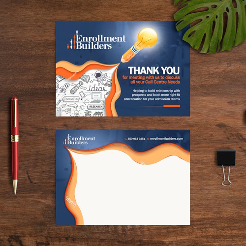 Design a thank you card for us to send to clients using our ad creative as inspiration Design von STMRM