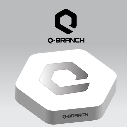 コンペ「Q-Branch needs a stylish and clever logo」のデザイン by NV®さん 