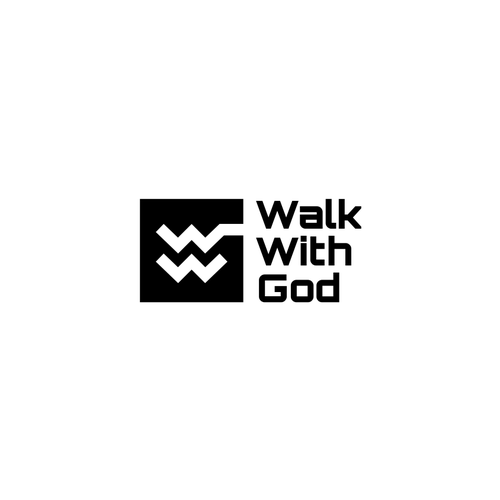 Walk With God Minimalist Luxury Logo for a Modern Faith & Fashion Brand Design by Nayzam