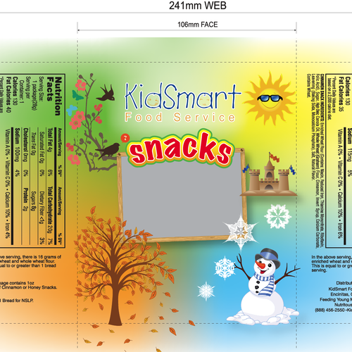 Kids Snack Food Packaging Design by BashOTB
