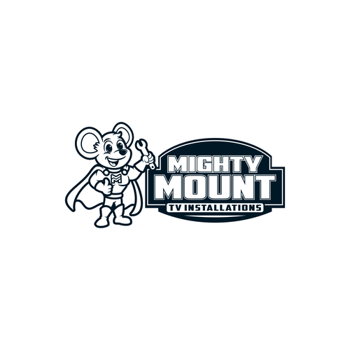 Mighty Mouse Logo Recreate Design von Basstome