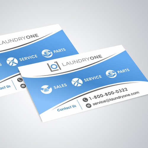 Design by MjJr titled "Laundry Equipment Company looking for a new service sticker!"