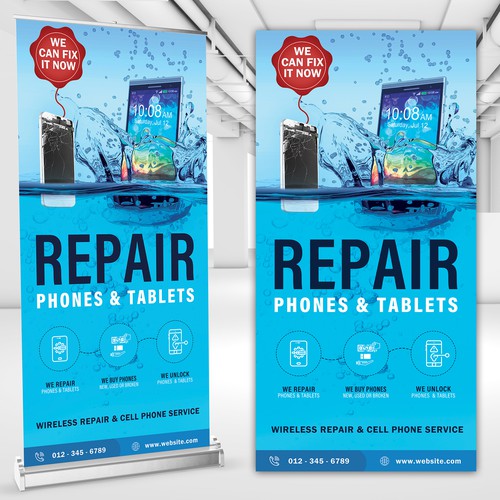 Phone Repair Poster Diseño de Along99