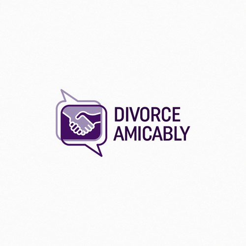 Logo for a new, healthy way for reasonable people to divorce Design by George d