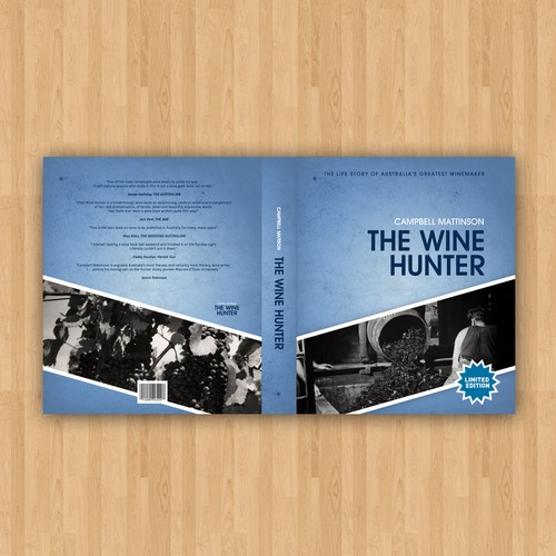 Book Cover -- The Wine Hunter Diseño de TristanV