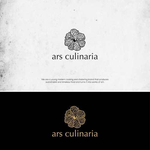 Design crate a modern logo for a young plant-based food company in Zurich.  Enjoy the art of culinary. di tachimaR