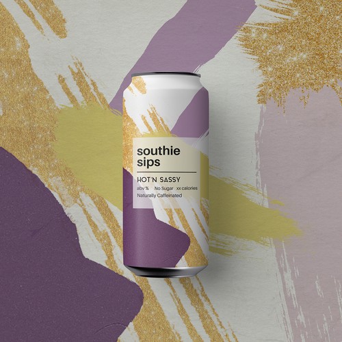 Minimalist beer can design Design by aran&xa