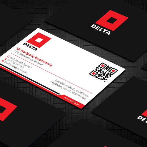 DELTA Business Card Relaunch Design réalisé par Design"Glory"