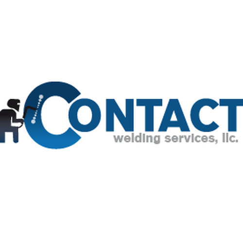 Logo design for company name CONTACT WELDING SERVICES,INC. Design by PrinciPiante
