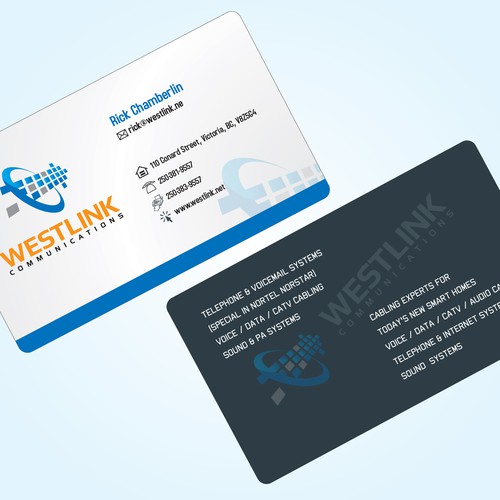 Help WestLink Communications Inc. with a new stationery Design por exde
