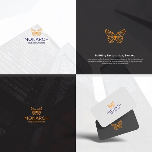 Design a modern clean logo package for a restoration company Design by Danny A