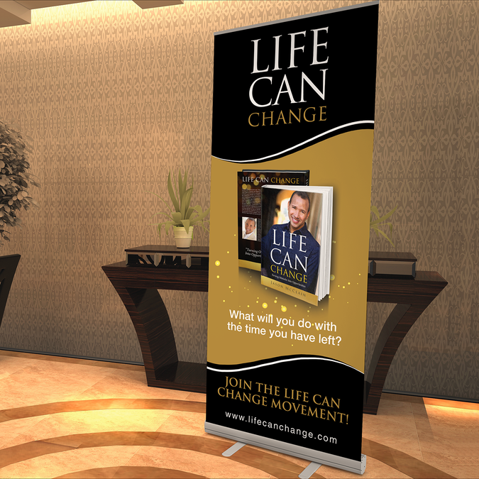 Standup Booth/Event Banners for Book Launch Signage contest