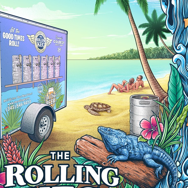 Design by BATHI titled "The Rolling Keg"