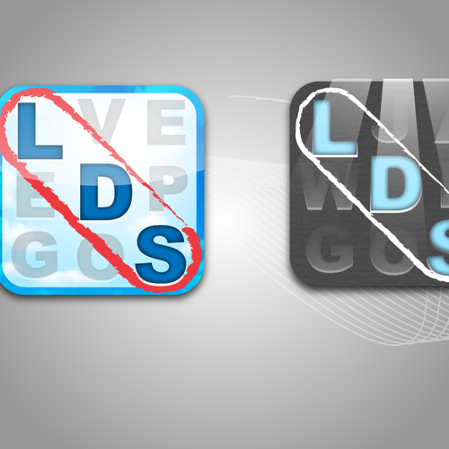 iOS Icon: LDS Word Search game Design by JonSerenity