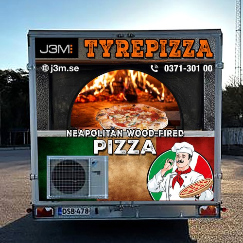 PIZZA trailer - be creative! Design von LY RA