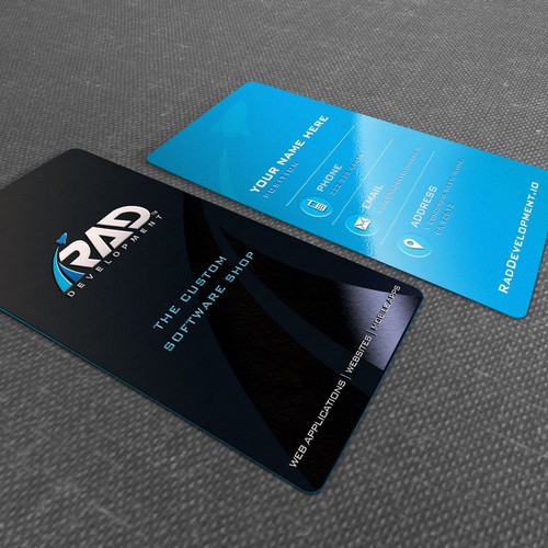Design A Software Company Business Card You Can't Stop Looking At!! Design by JB_design