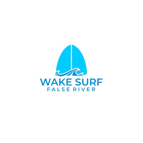 Edgy/sophisticated wake surf logo for a female/male group of wake surfers that embody a luxury life. Nothing predictable Design by Art_guse