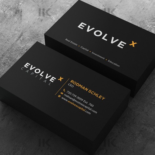 Design a Powerful Business Card to Bring EvolveX Capital to Life! デザイン by IK_Designs