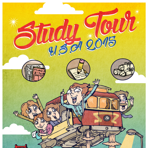Design a retro "tour" poster for a special event at 99designs! デザイン by ArdieAquino