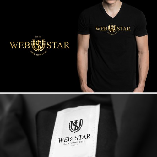Develop a luxury sports brands logo for webstar clothing Logo