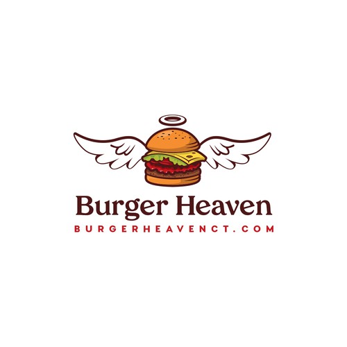 Burger Heaven high quality food logo for main building signage Design by Julia   Fernandes