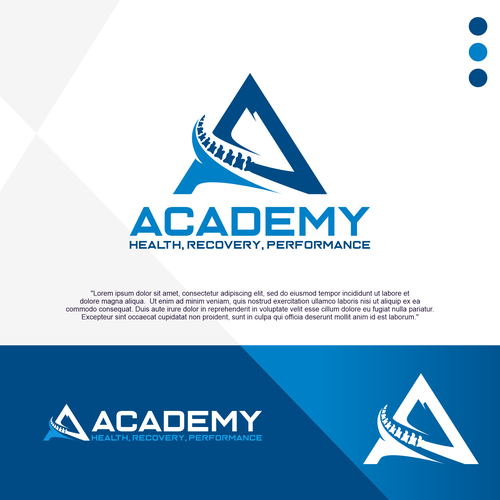 Eye Catching logo for new health, recovery, and performance facility. Design by Logologic™