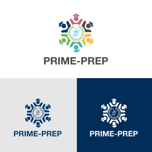 Logo for new research/education 'PREP' prgm 4 talented young scientists from diverse backgrounds Design by SrvArt