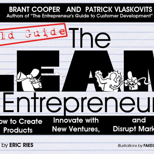 EPIC book cover needed for The Lean Entrepreneur! Diseño de DezignManiac