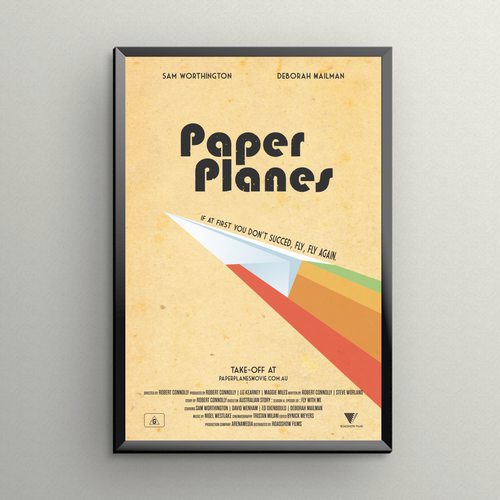 Create your own ‘80s-inspired movie poster! Design by vrij