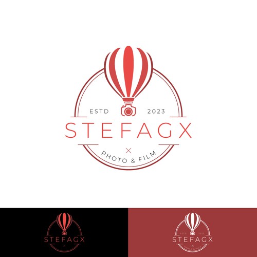 Photographer and filmmaker logo in modern style. Company is restructured and gets a new name Design by Arsart Design