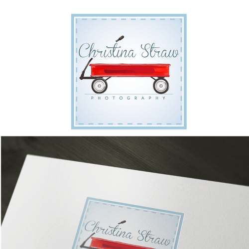Christina Straw Photography needs a new logo.  Something whimsical and fun! Design by Agi Amri