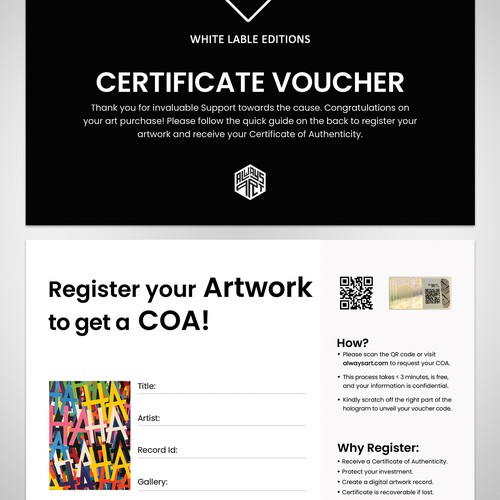 Certificate Voucher Design por Mah_Ari