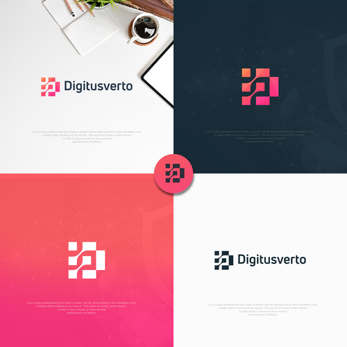 Aspiring and Inspirational logo for a Digital Transformation company-ontwerp door Grafik Flame