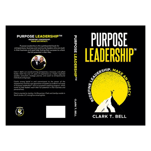Purpose Leadership Book Cover Design by desainbagus3