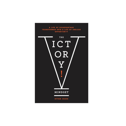 Design Design a powerful "Victory Mindset" book cover [no boring designers allowed!] di kendelago